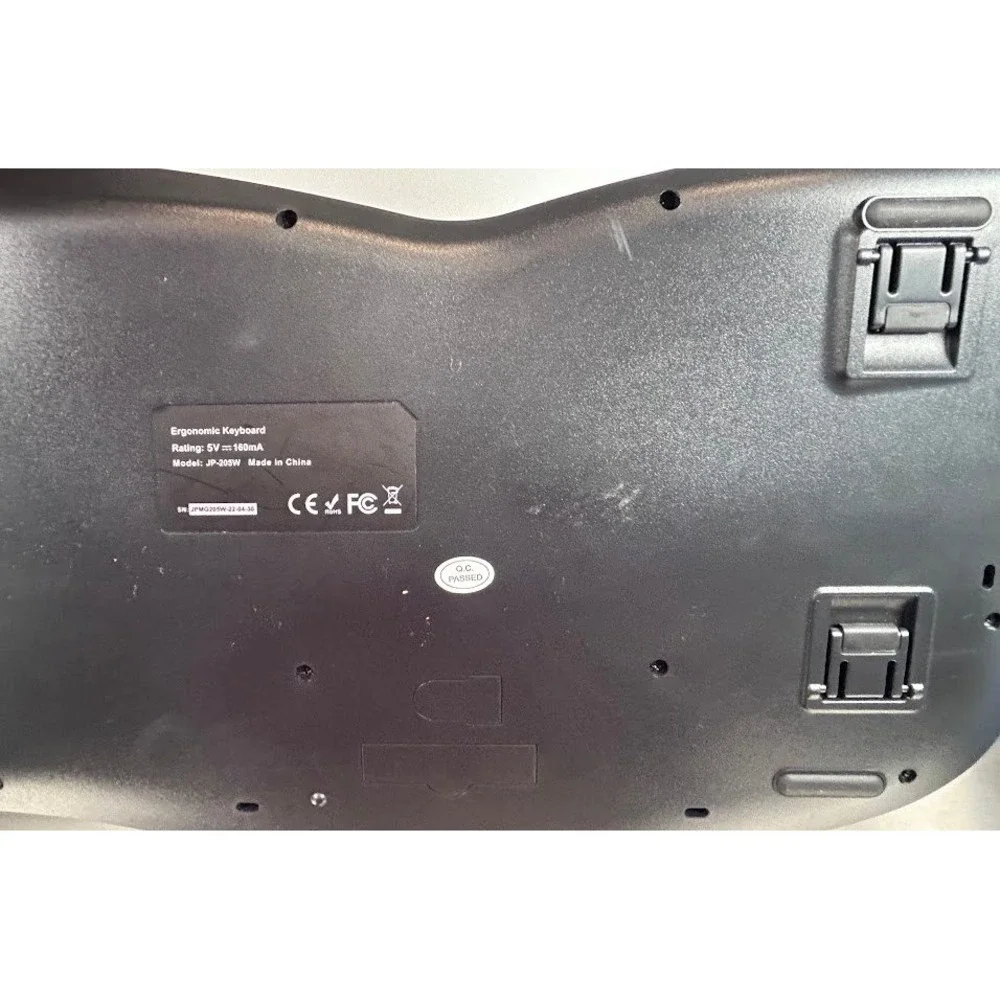 Ergonomic Computer Keyboard USB‎ Wired Black JP-205W